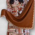 Ochre  Scallop Plain