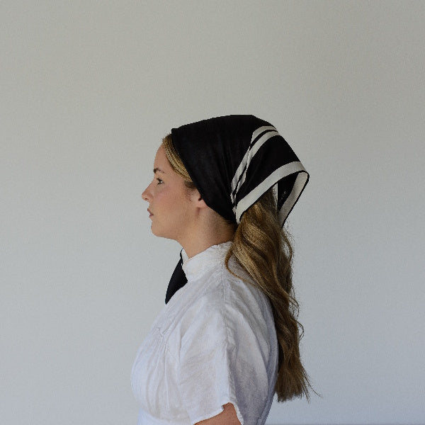 Towelling Overlay Scarf-Shape