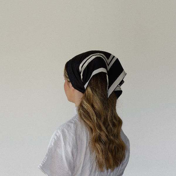 Towelling Overlay Scarf-Shape – Double Back