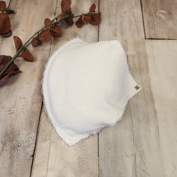 Towelling Overlay Scarf-Shape