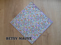 Liberty Patterned Headscarf - Betsy Mauve