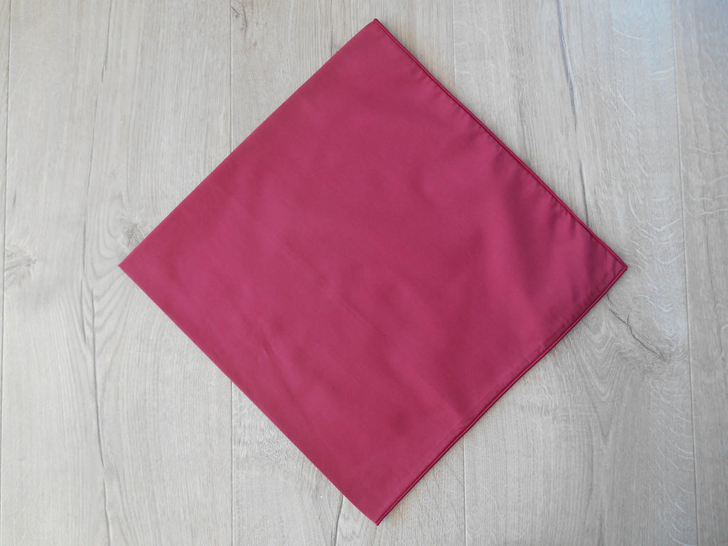 Liberty Plain Headscarf - Claret w/Claret edge