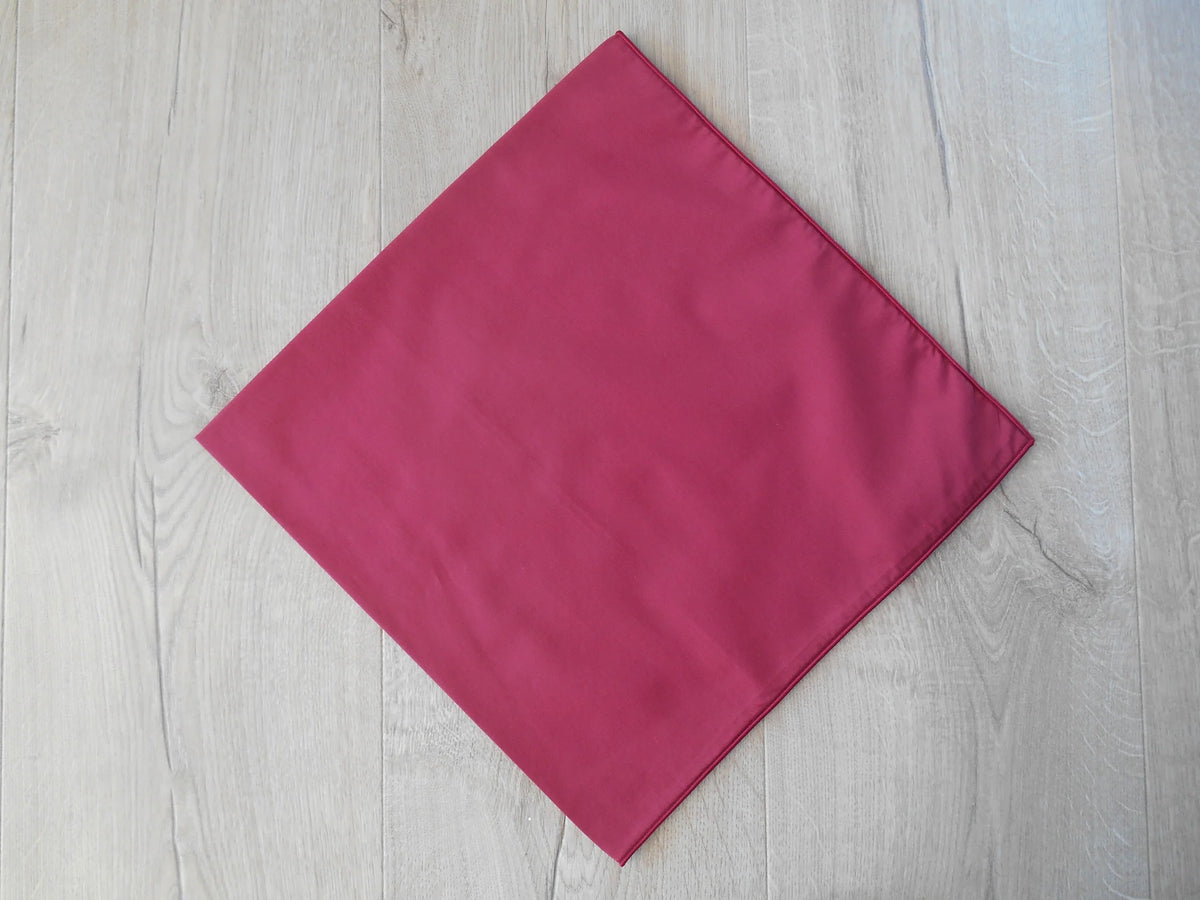 Liberty Plain Headscarf - Claret w/Claret edge