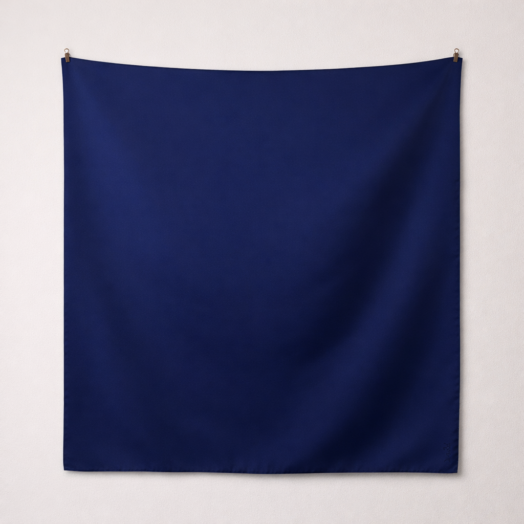 Deep Blue Plain 90x90