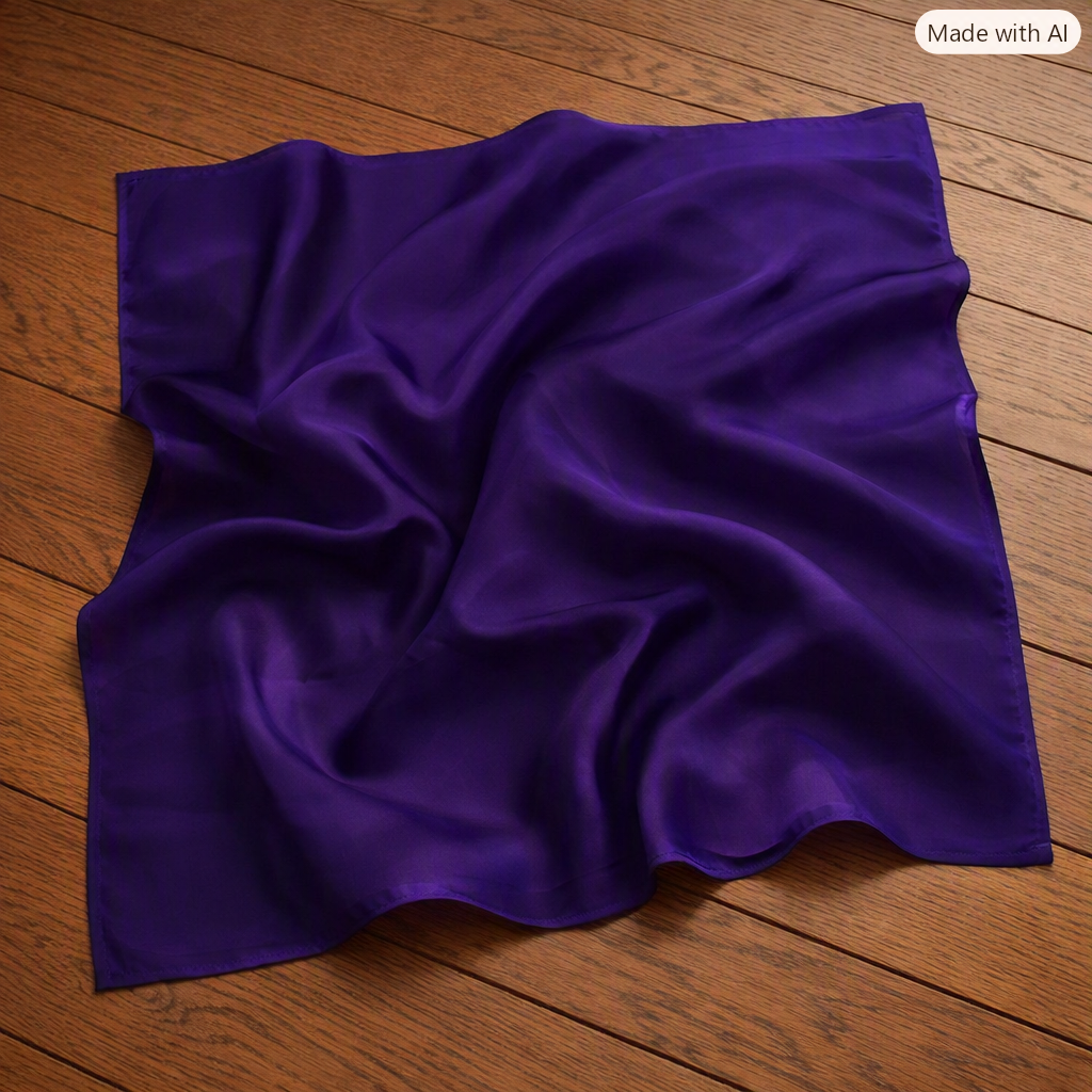 Liberty Plain Headscarf 59cm - Purple