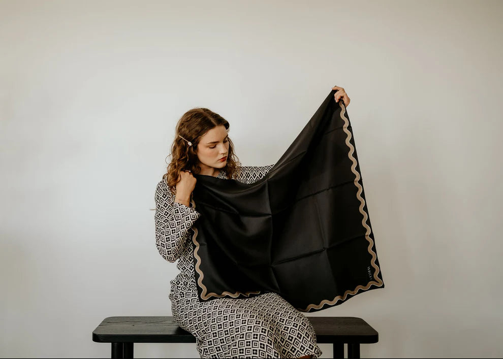 Sophie EbonyBronze Scarf