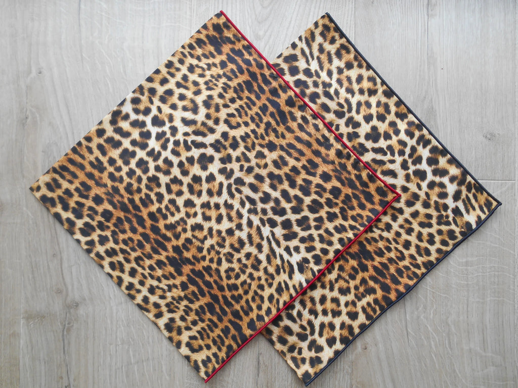 Leopard - w/black edge 59cm