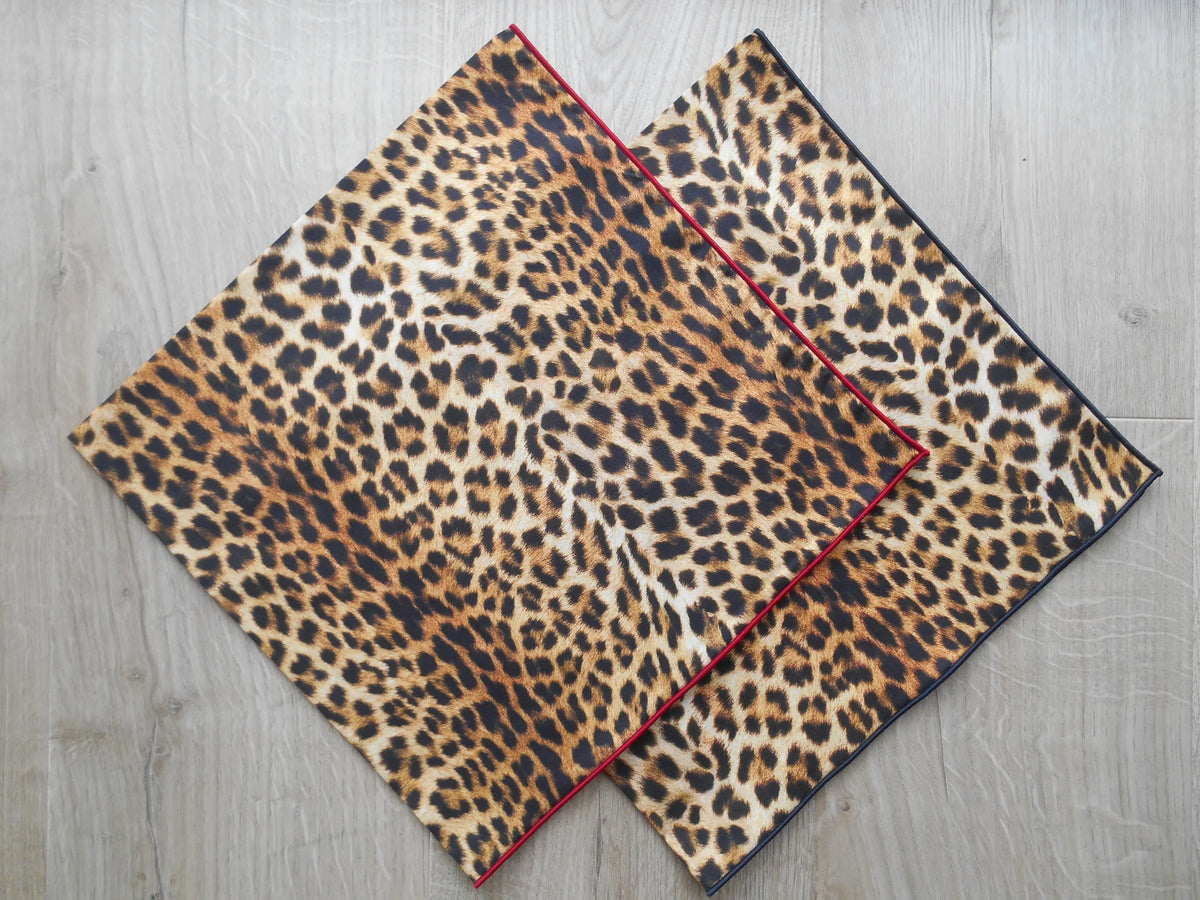 Leopard - w/black edge 59cm