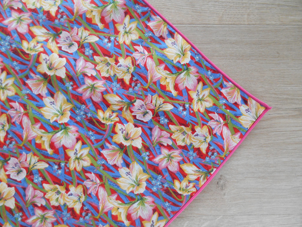 Liberty Patterned Headscarf - Freesia Frills