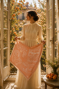 Light Apricot Little Flower Shop Scarf