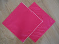 Liberty Plain - Hot Pink w/white edge 59cm