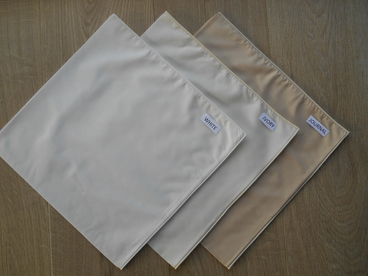 Liberty Plain headscarf - Journal (Dark Cream)
