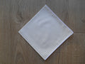 Liberty Plain Headscarf - White w/White Edge