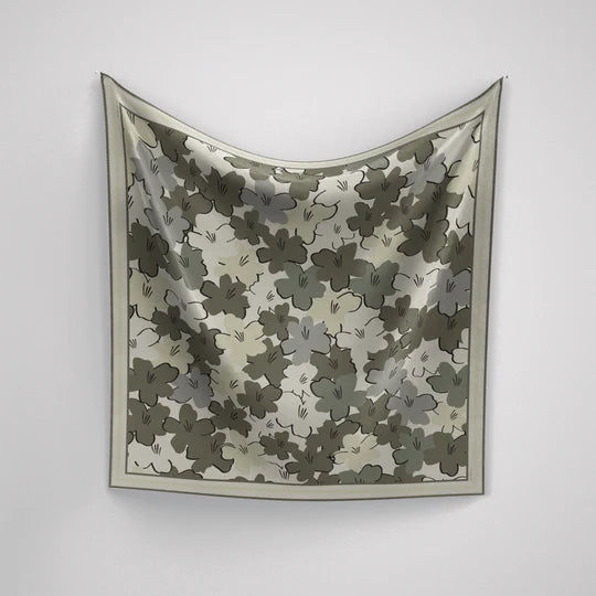 Petite Florals Sage and Cream
