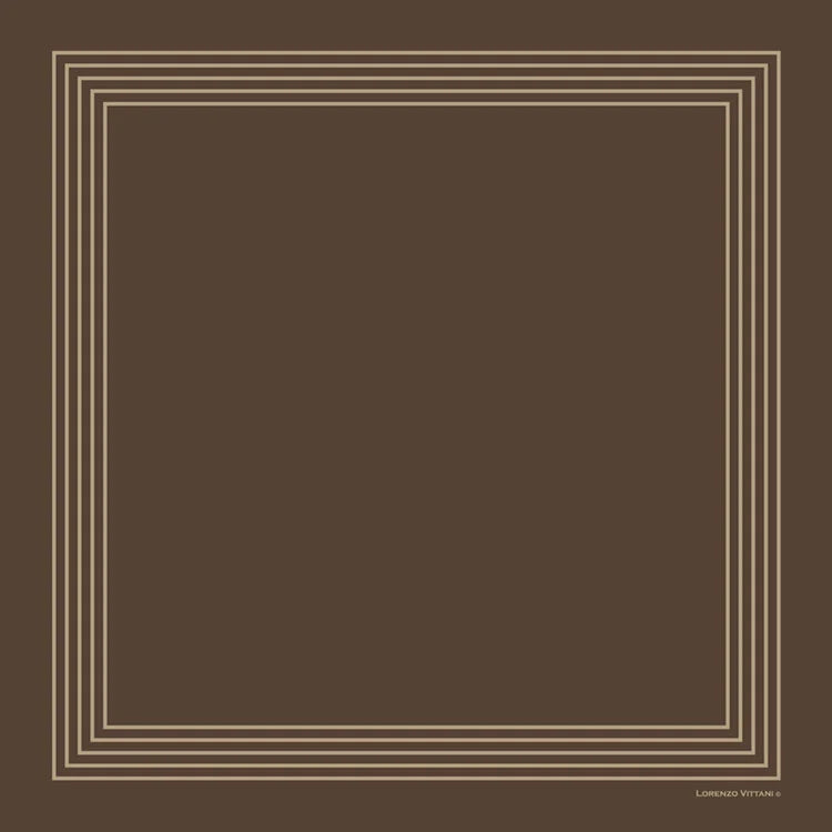Multi Line Border, Pinecone/Camel