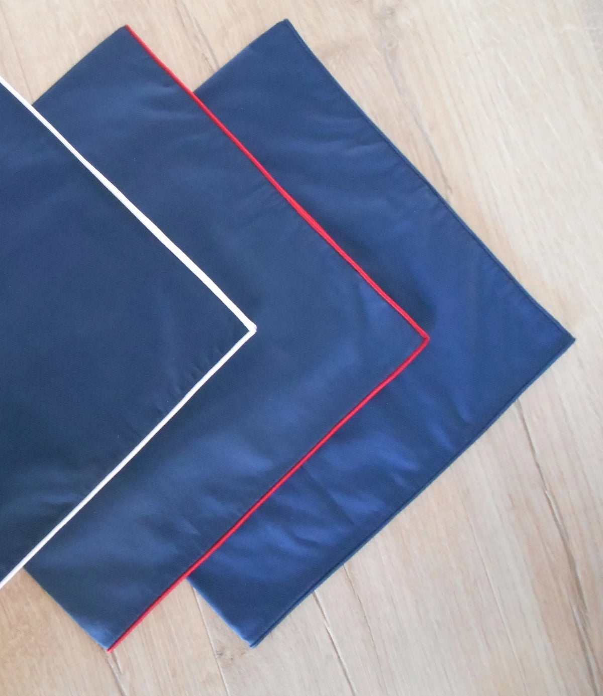 Liberty Plain Headscarf - Navy with navy edge