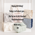 Happy Birthday Gift Card