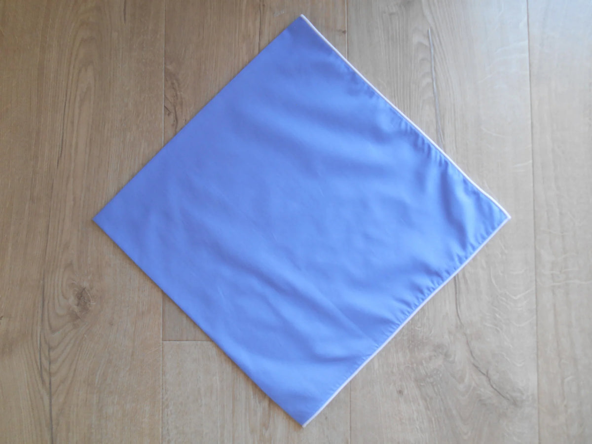 Liberty Plain - Periwinkle w/white edge  59cm