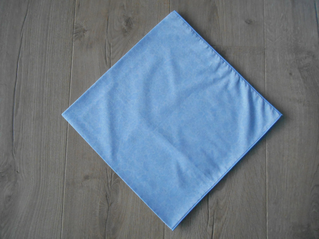 Liberty Patterned Headscarf - Poppy Day Sky Blue