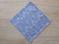 Liberty Patterned Headscarf - Queen Hera Mauve/Blue
