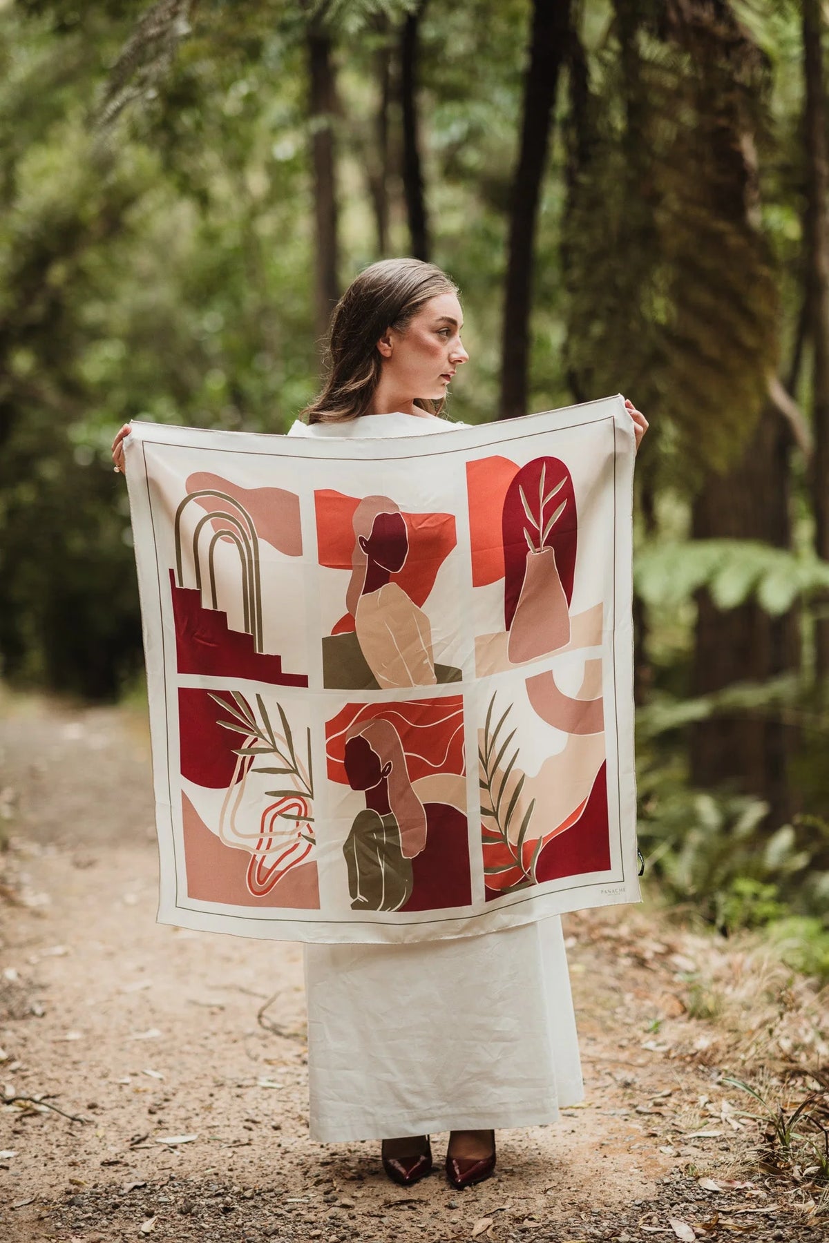 Nayeli Silk Scarf 90x90