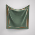 Classique Soft Green with Tan and Cream Borders