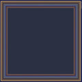 Aztec Border, Navy/Gold