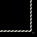 Rio - Black Silk Scarf