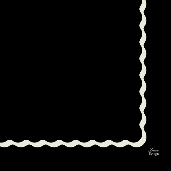 Rio - Black Silk Scarf