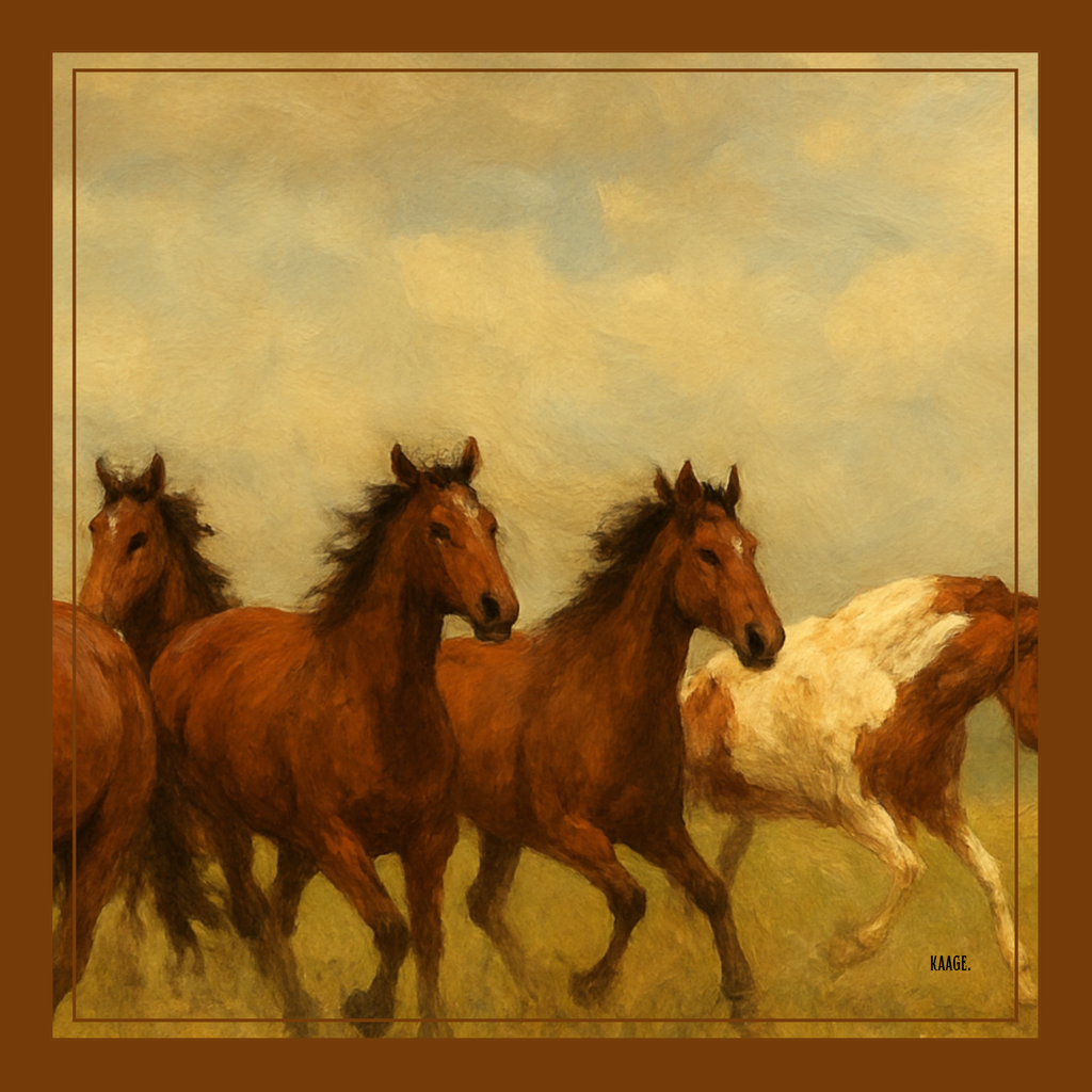 The Wild Gallop Silk Scarf