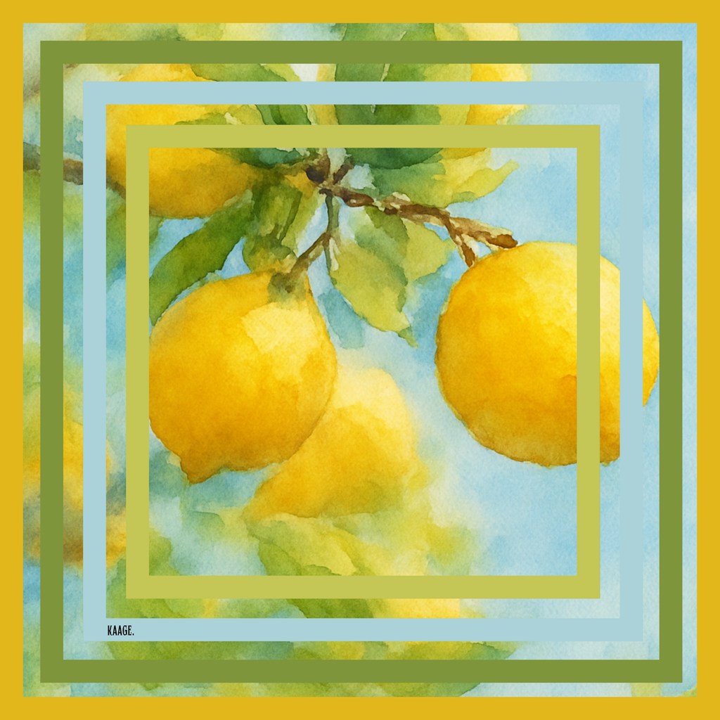 Limoncello Breeze Silk Scarf
