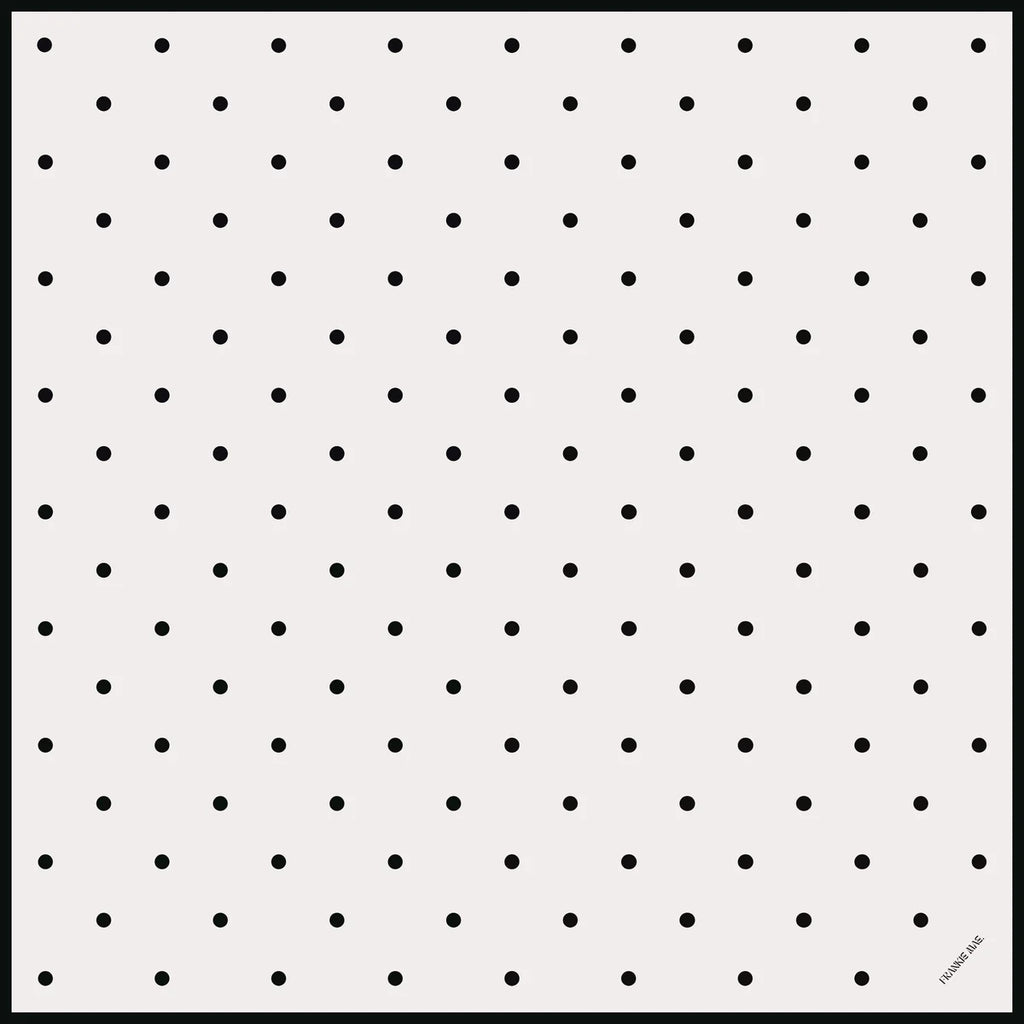 Cream Polka Dot