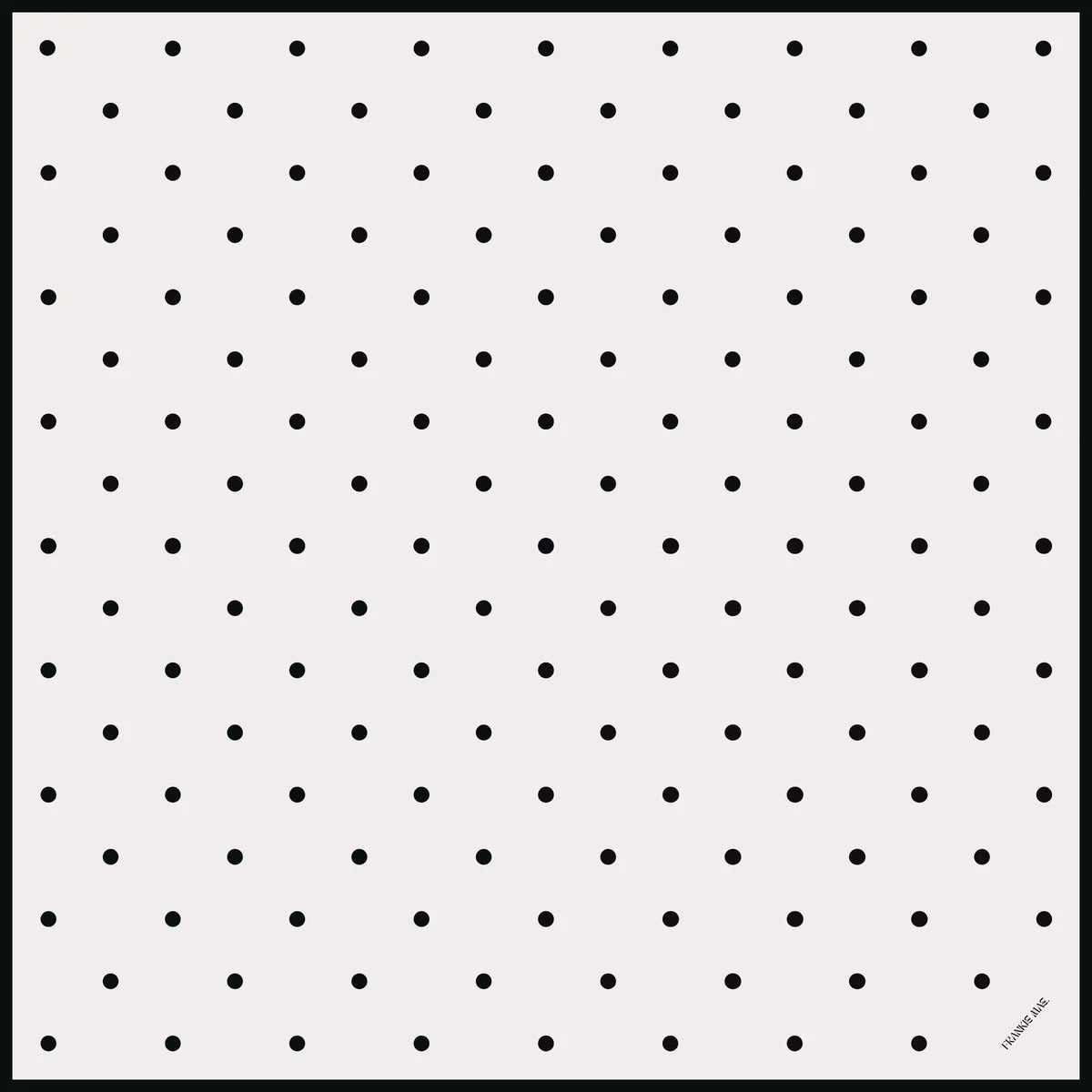 Cream Polka Dot
