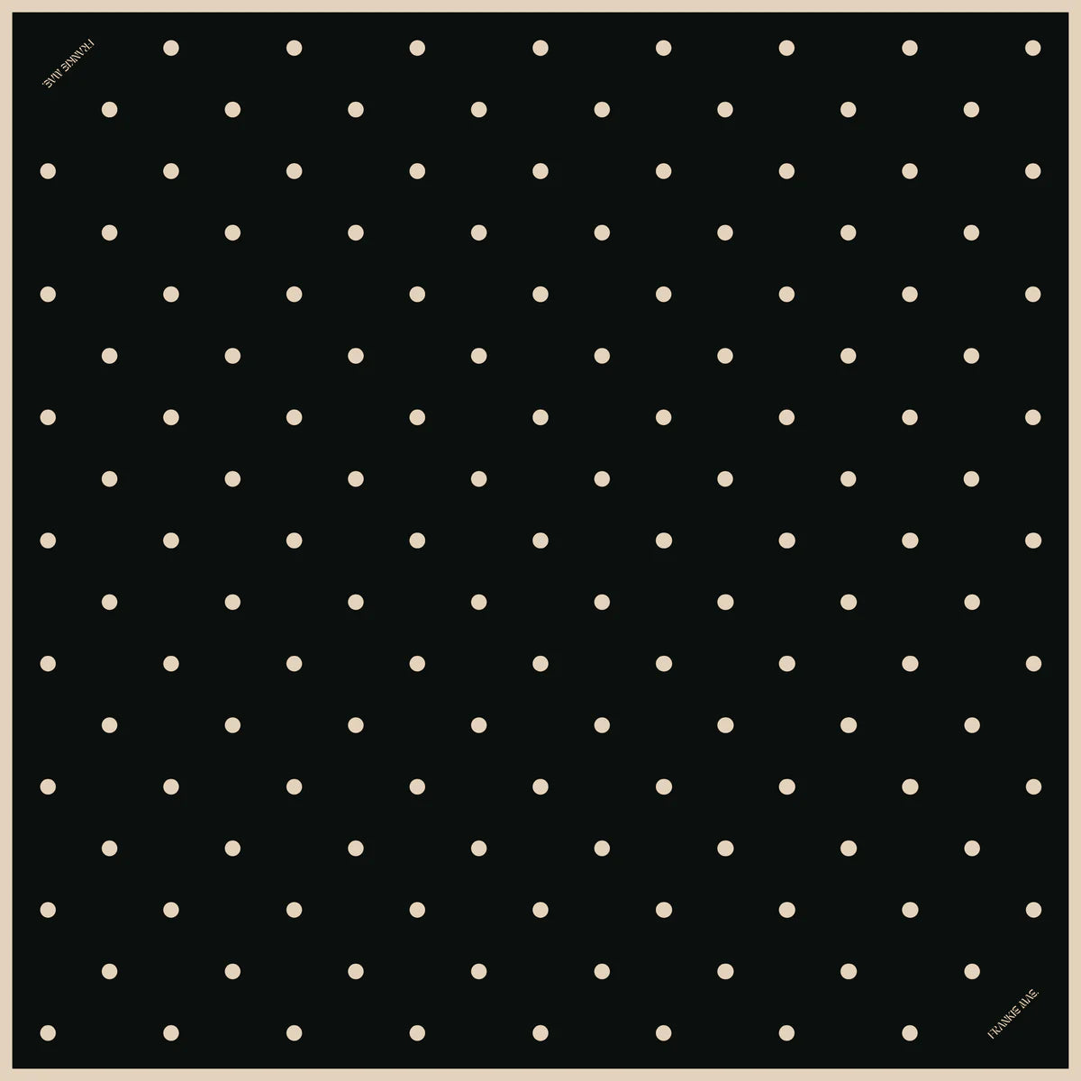 Black Polka Dot