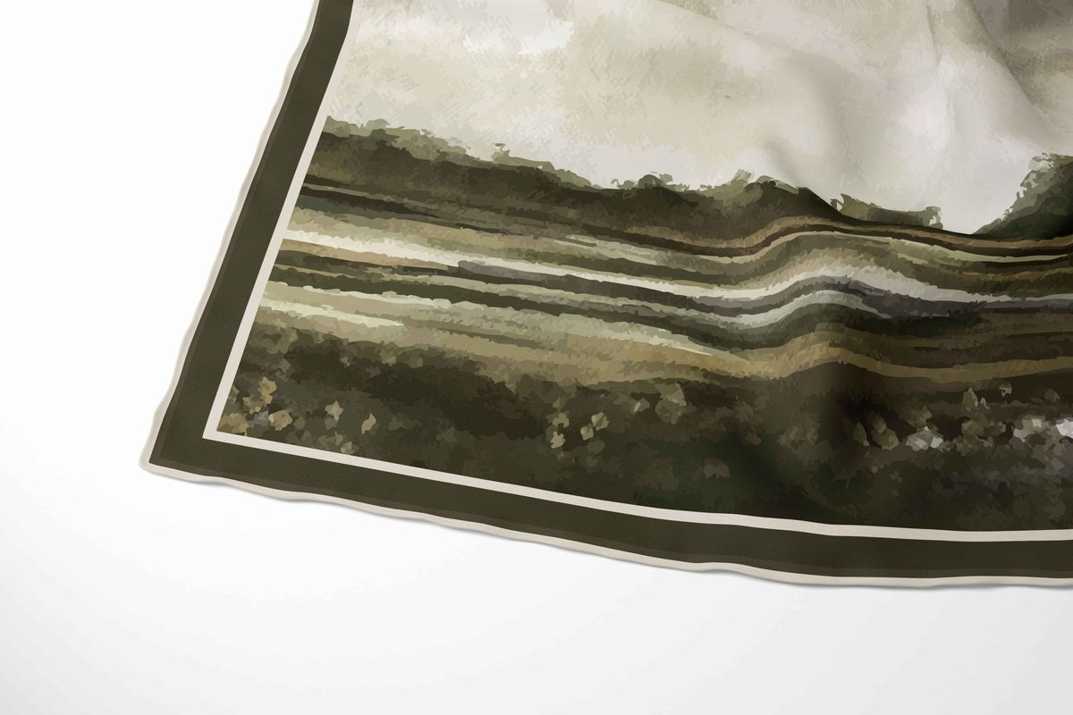 BEATRICE Silk Scarf 90x90